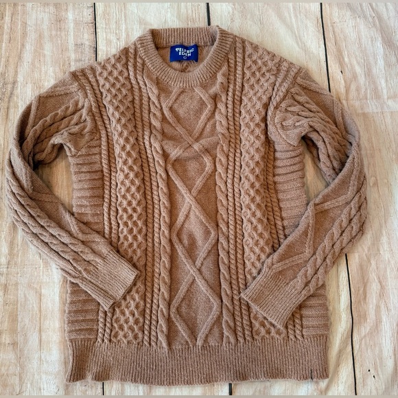 Aelfric Eden Cable Knit Crew Neck Sweater Pullover Pink Women's Size Large - Picture 1 of 8